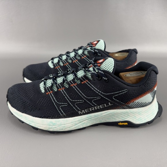 Merrell Moab Float Pro Flight Shoes Womens Size 9.5 Blue Trail Running Sneakers - Picture 1 of 11